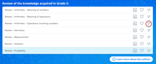 Buzzmath: Send an assignment option1