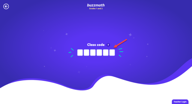 Buzzmath : Class Code