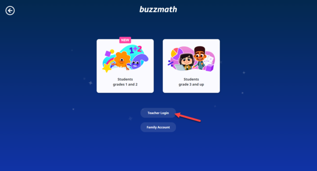 Buzzmath: teacher login